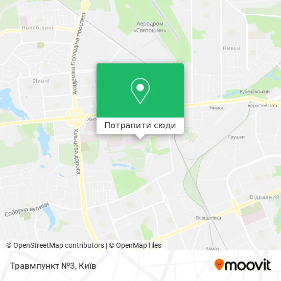 Карта Травмпункт №3