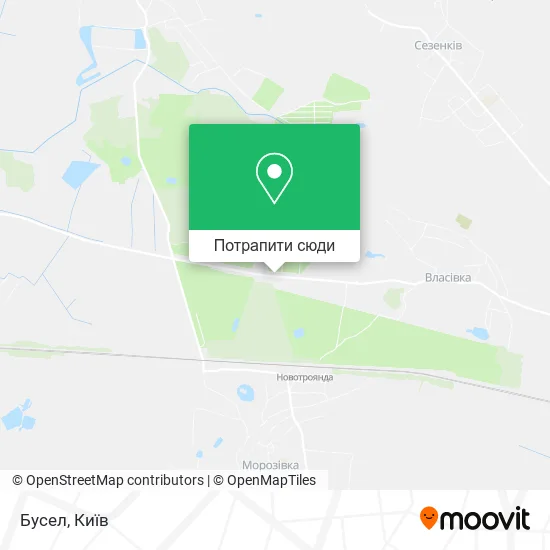 Карта Бусел