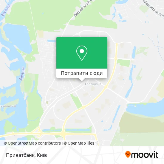 Карта Приватбанк