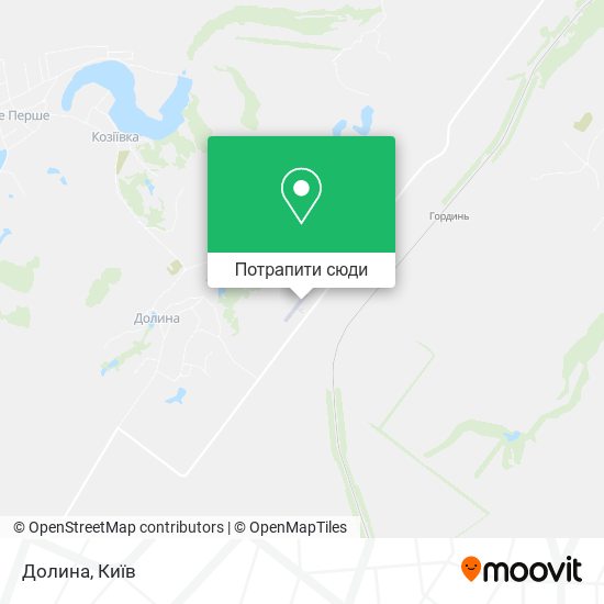 Карта Долина