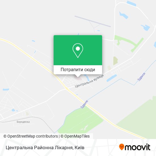 Карта Центральна Районна Лікарня