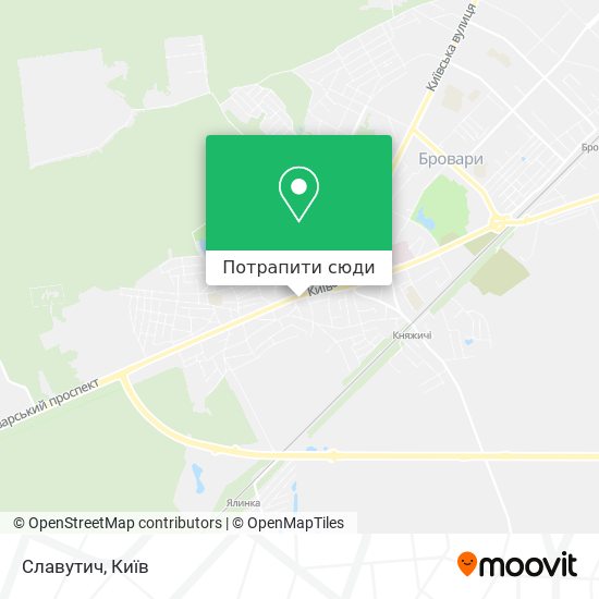 Карта Славутич