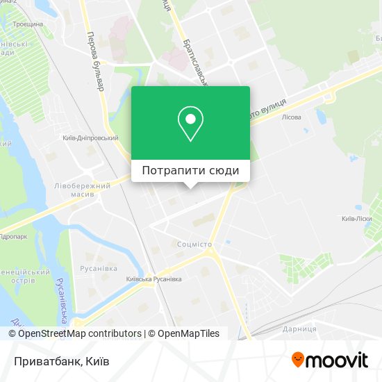 Карта Приватбанк