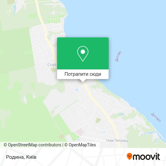 Карта Родина