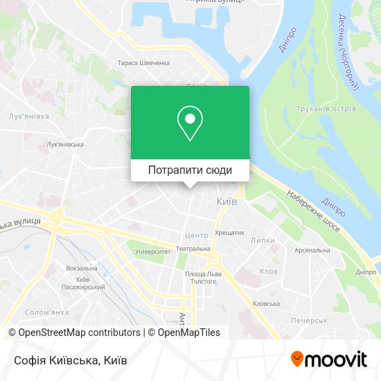 Карта Софія Київська