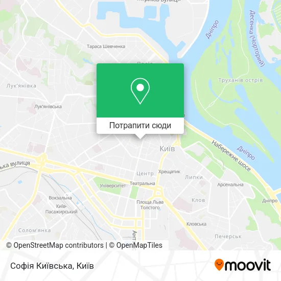 Карта Софія Київська