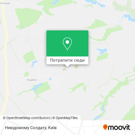 Карта Невідомому Солдату