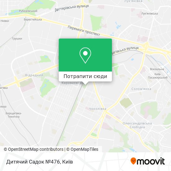 Карта Дитячий Садок №476