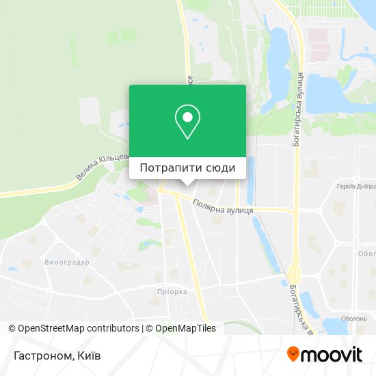 Карта Гастроном