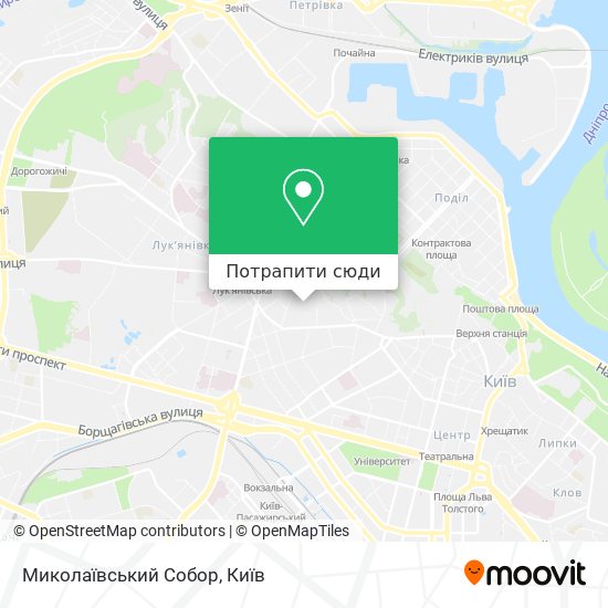 Карта Миколаївський Собор