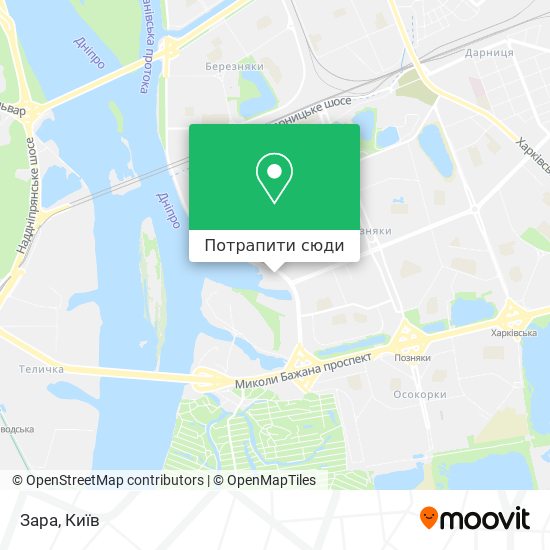 Карта Зара