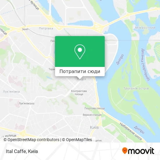 Карта Ital Caffe