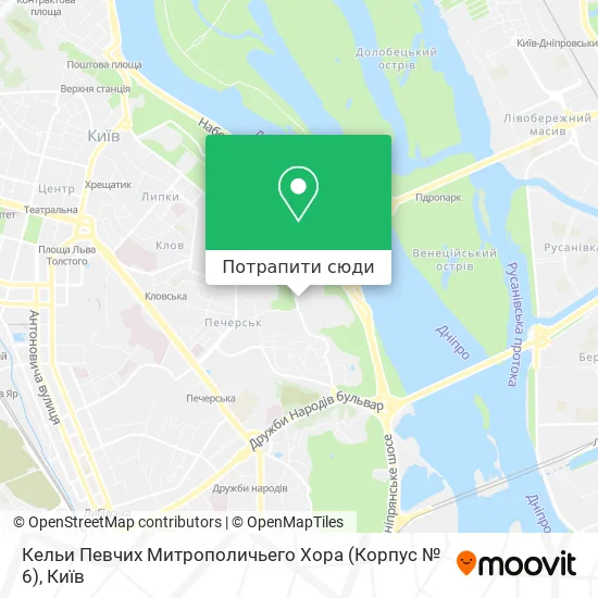 Карта Кельи Певчих Митрополичьего Хора (Корпус № 6)