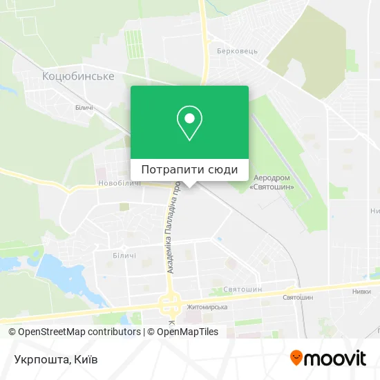 Карта Укрпошта