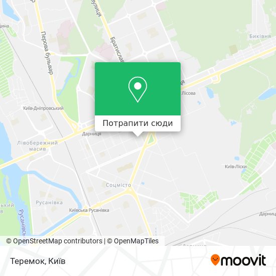 Карта Теремок