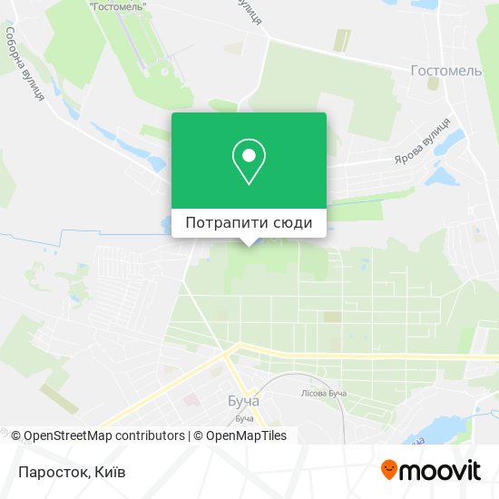 Карта Паросток