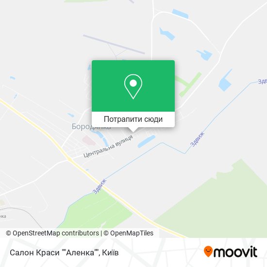 Карта Салон Краси ""Аленка""
