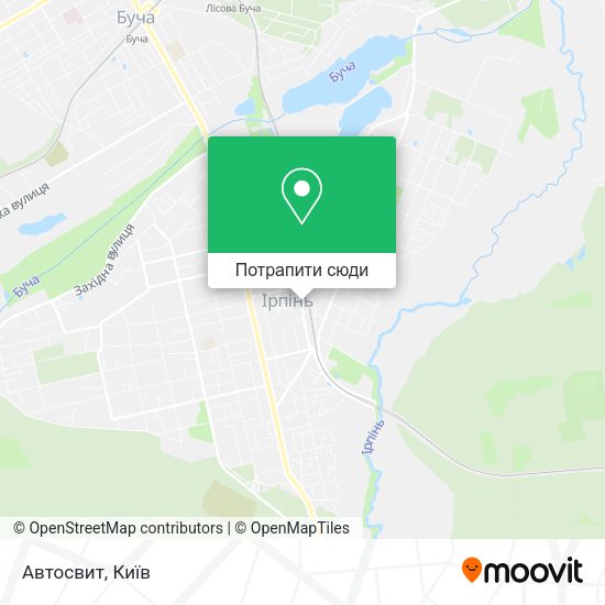 Карта Автосвит
