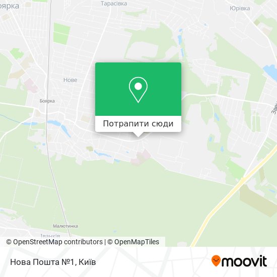 Карта Нова Пошта №1