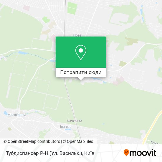 Карта Тубдиспансер Р-Н (Ул. Васильк.)