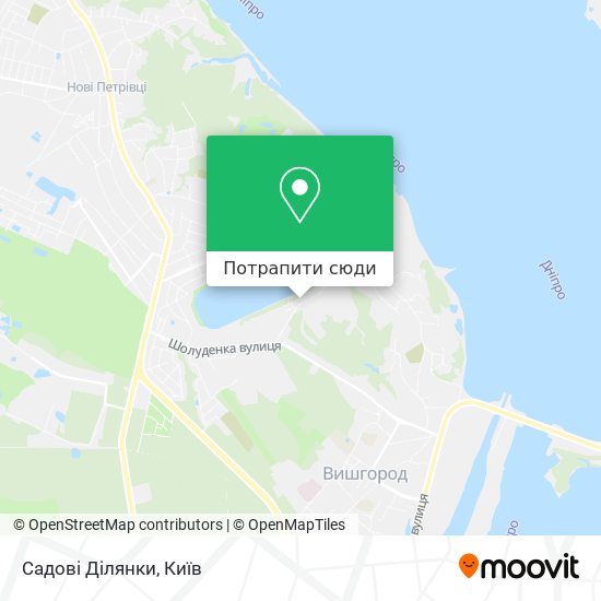 Карта Садові Ділянки