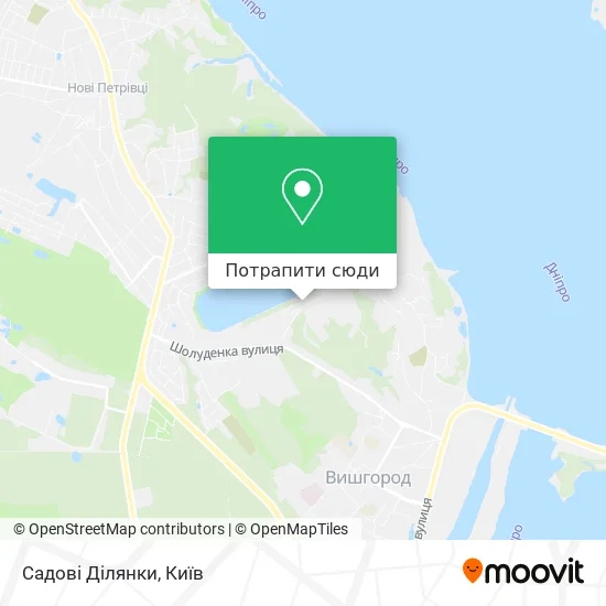 Карта Садові Ділянки