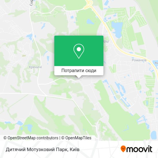 Карта Дитячий Мотузковий Парк