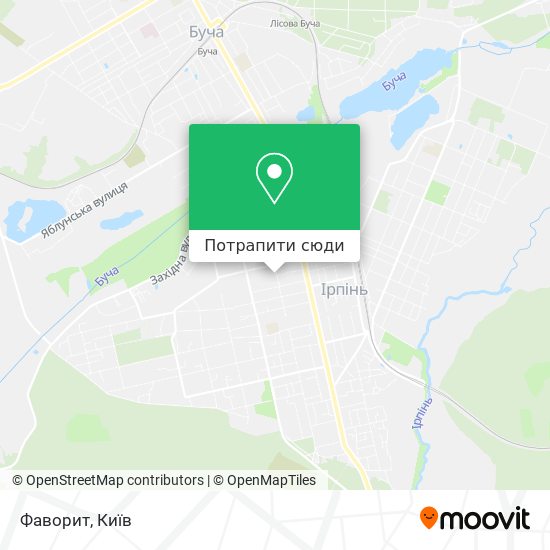 Карта Фаворит