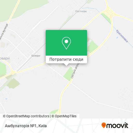 Карта Амбулаторія №1