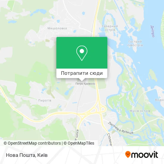 Карта Нова Пошта