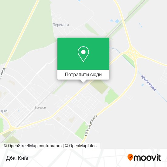 Карта Дбк