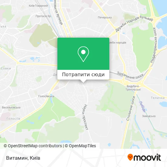 Карта Витамин