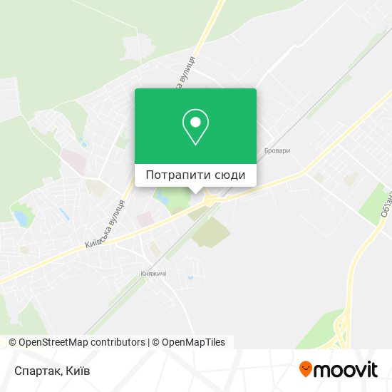 Карта Спартак