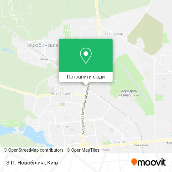 Карта З.П. Новобіличі