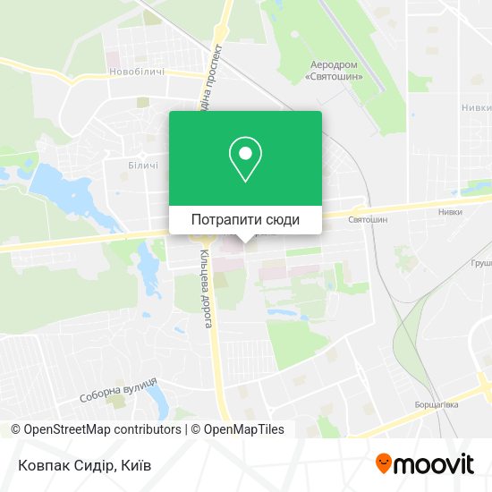 Карта Ковпак Сидір