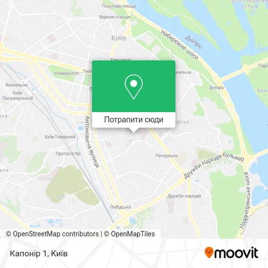 Карта Капонір 1