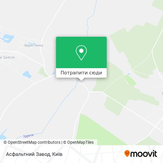 Карта Асфальтний Завод