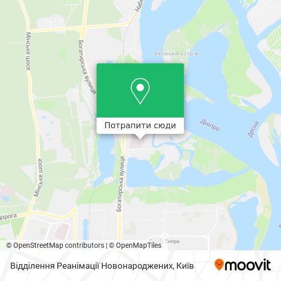Карта Відділення Реанімації Новонароджених
