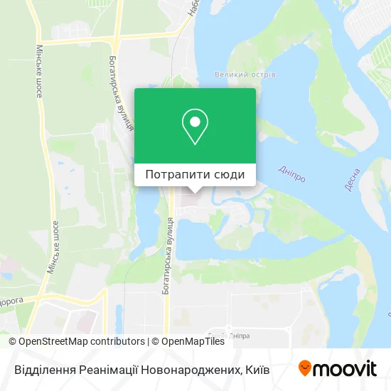 Карта Відділення Реанімації Новонароджених