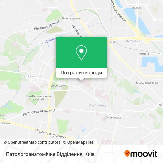 Карта Патологоанатомічне Відділення