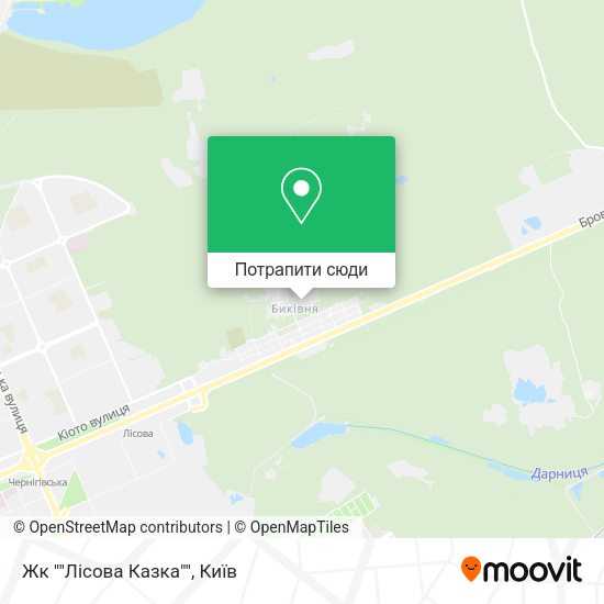 Карта Жк ""Лісова Казка""
