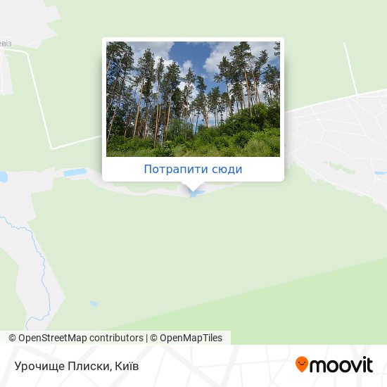 Карта Урочище Плиски