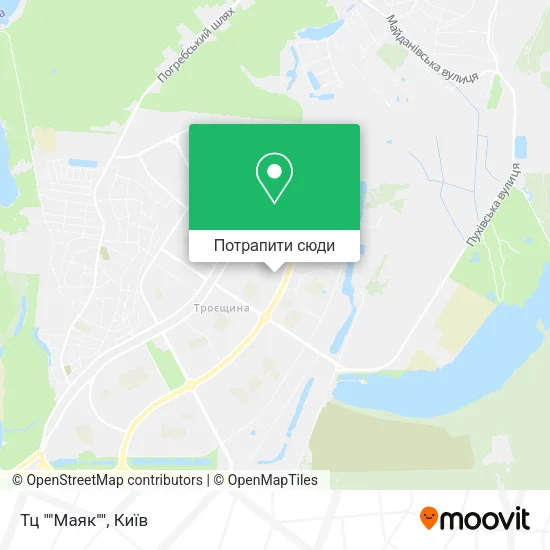 Карта Тц ""Маяк""