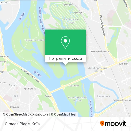 Карта Olmeca Plage