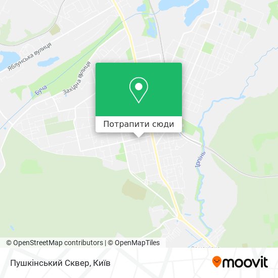 Карта Пушкінський Сквер