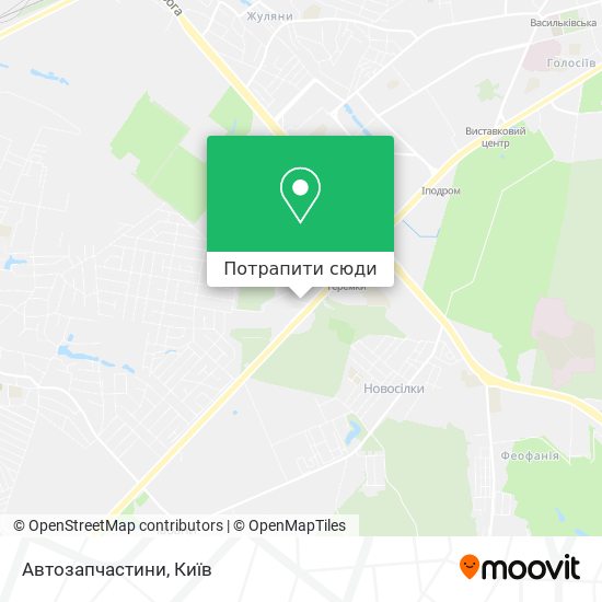Карта Автозапчастини