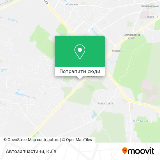 Карта Автозапчастини
