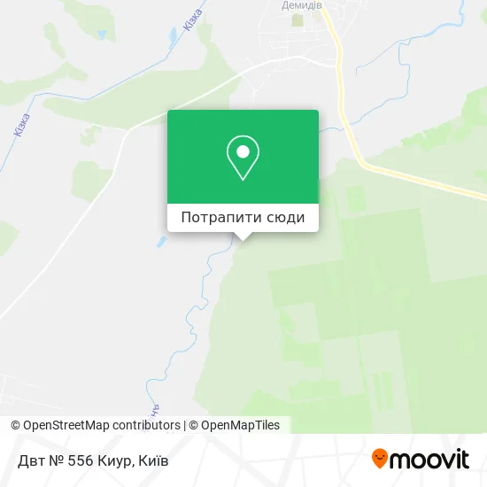 Карта Двт № 556 Киур