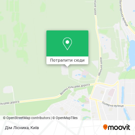 Карта Дім Лісника