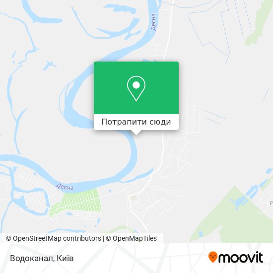 Карта Водоканал